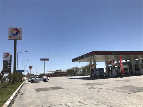 KULU, KONYA, TURKEY CIRCA 2017 : Total Petrol Gas Station at Rest Area ...