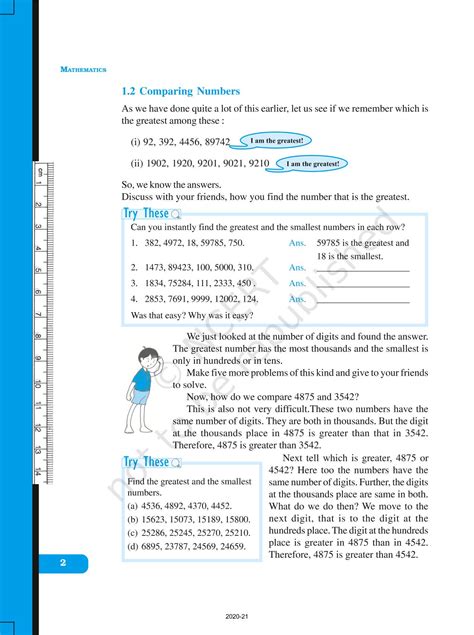 Knowing Our Numbers Ncert Book Of Class Mathematics