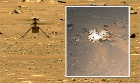 Nasa S Mars Helicopter Spots Otherworldly Wreckage On Red Planet