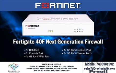 Fortigate Firewall Fg F At Rs Fortinet Next Generation