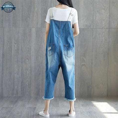 Cropped Denim Dungarees My Dungarees