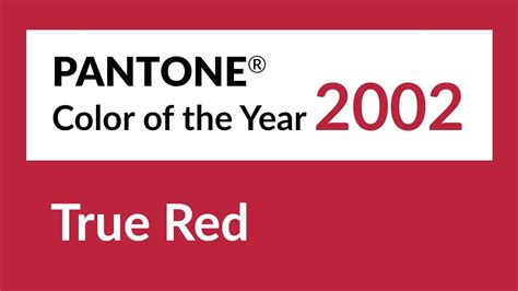 Pantone Color Of The Year 2002 True Red 19 1664 🔴 1 Hour Background