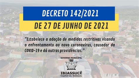 Decreto De De Junho De Prefeitura De Ibiassuc