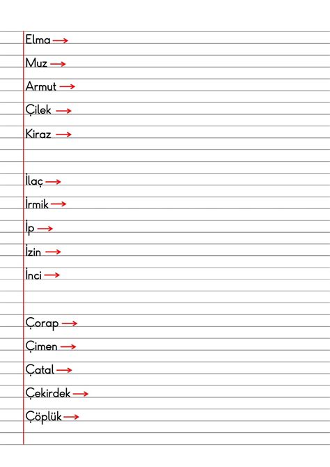 2 Sınıf Türkçe Dersi Dil Bilgisi Defter Notları