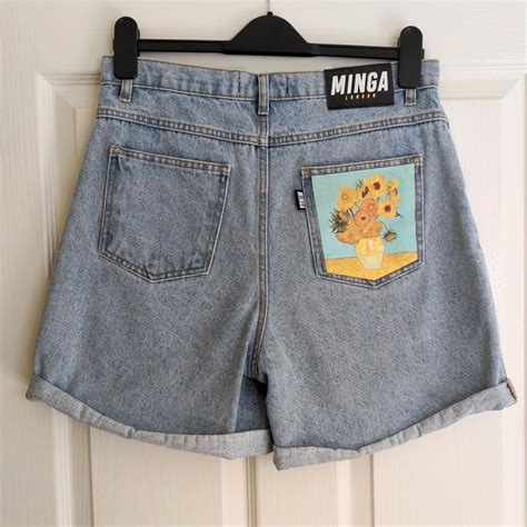 Minga London Van Gogh Sunflowers shorts. Excellent... - Depop