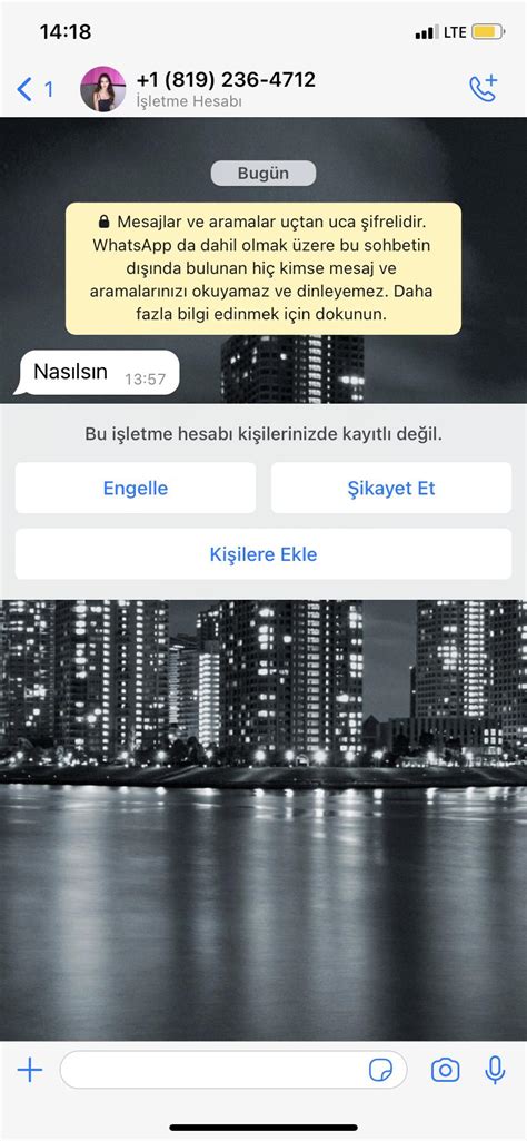 WhatsApp Bilinmeyen Numaradan Gelen Mesaj Şikayeti Şikayetvar