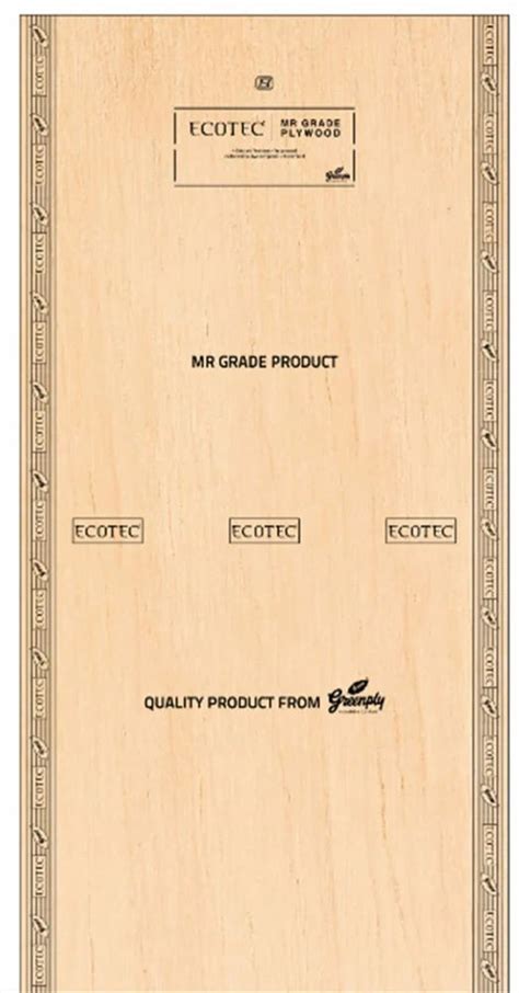 Greenply Ecotec MR Plywood For Furniture 8x4 Feet At Rs 78 Sq Ft In