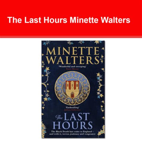 The Last Hours By Minette Walters 9781760632144 NEW Book Paperback