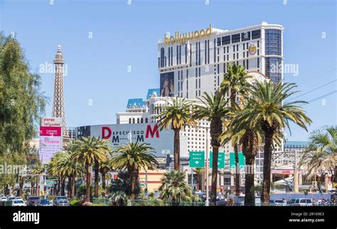 Las Vegas Strip Hotels and Casinos Stock Photo - Alamy
