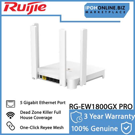 Ruijie Reyee Rg Ew Gx Pro Ax Wifi M Dual Band Gigabit Mesh