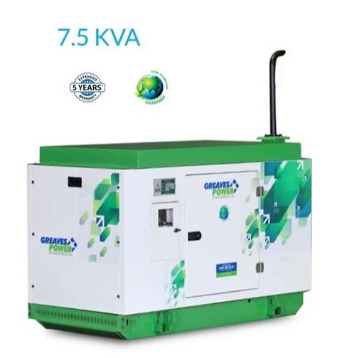 7 5kva Greaves Three Phase Diesel Generator At Rs 2200000 Greaves