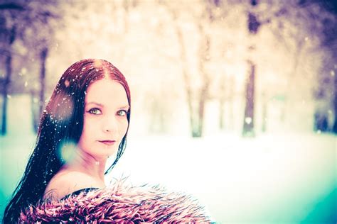 Free Images Tree Snow Cold Winter Girl Woman White Sunlight