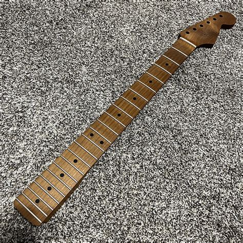 Warmoth Roasted Maple Stratocaster Neck Reverb