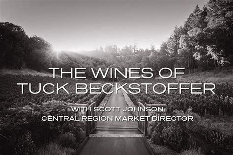 The Wines Of Tuck Beckstoffer — Village Wine And Spirits