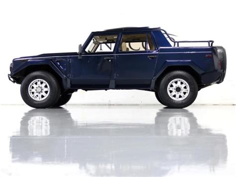 1990 Lamborghini Lm002 Only 10k Miles Blue Tan Leather