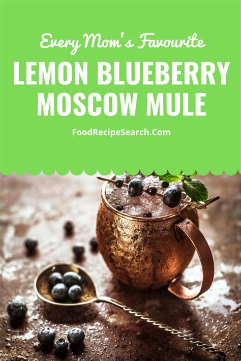 Lemon Blueberry Moscow Mule This Lemon Blueberry Moscow Mule Is An