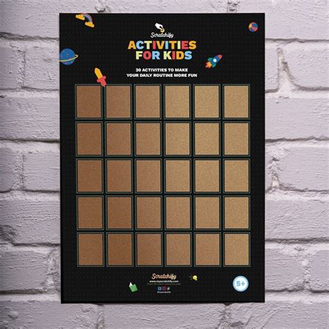 Scratch Off Board Game Poster Etsy