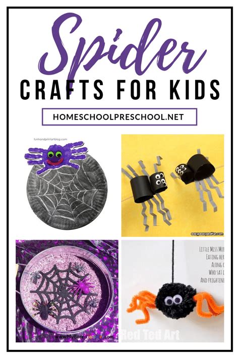 25 Spooky Spider Crafts for Preschoolers to Make