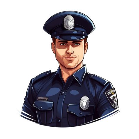 Premium Vector Police Officer Cartoon Vector