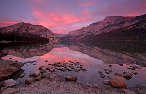 Tenaya Lake Sunset Yosemite National Park California Flickr