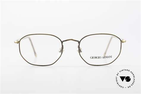 Brillen Giorgio Armani 187 Klassische Herrenbrille 90er