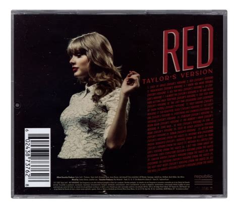 Taylor Swift Red Taylors Version 2 Discos Cd S Envío Gratis