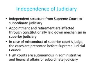 Salient Features Of Pakistan S Constitution Ppt