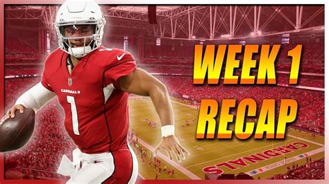 Draftkings Week 1 Lineup Review And Results Nfl Dfs Picks Youtube