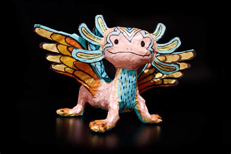 Alebrije Guila Real Ajolote Irma Arce Art