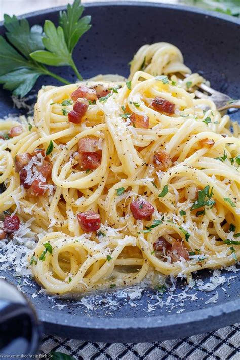 Original Italienische Spaghetti Carbonara Artofit