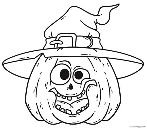 Funny Pumpkin Pages Coloring Pages