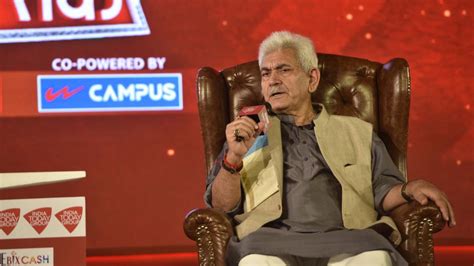 ‘come Visit Kashmir Lg Manoj Sinha Plays Down Fear After Killing Of