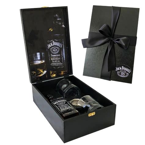 Kit Whisky Jack Daniels Presente 2 Copos Vidro Dosador The Drink