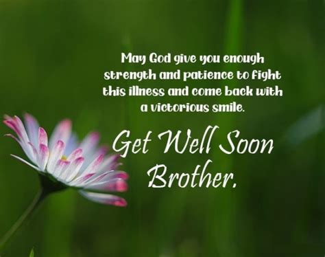 45 Get Well Soon Messages For Brother Sweet Love Messages