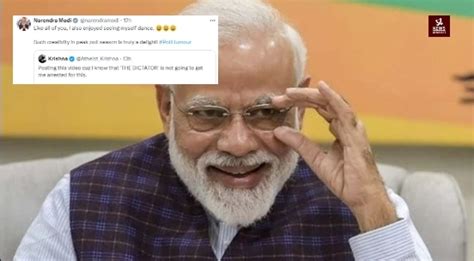 Pm Modi Enjoys His Viral Animated Video While Mamatas Police Take