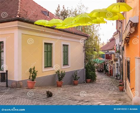 Szentendre, Hungary stock photo. Image of culture, pavement - 63810232