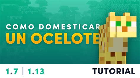 Como Domesticar Un Ocelote Tutorial De Minecraft