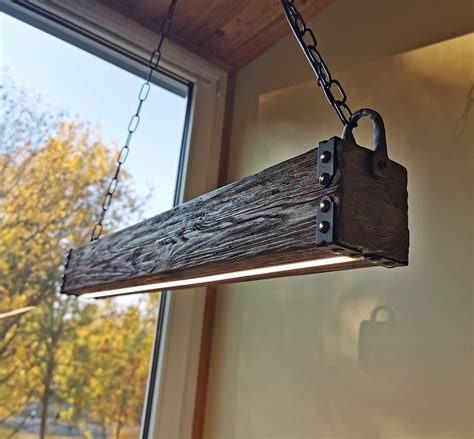 Wood Beam LED Pendant Light