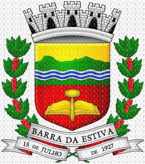 Bras O E Bandeira Da Cidade De Barra Da Estiva Ba Mbi Br