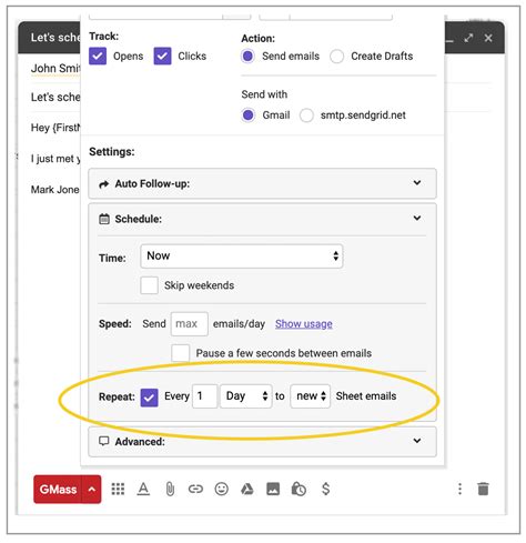 Send Personalized Recurring Emails In Gmail