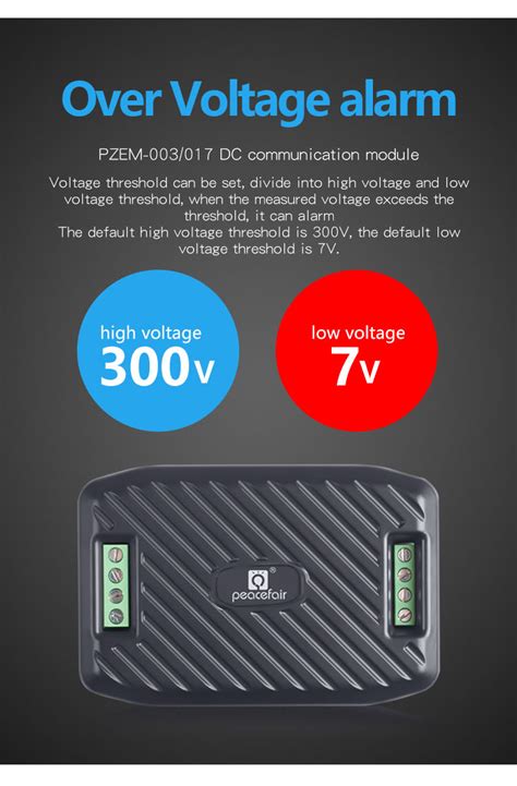 Peacefair Pzem V Modbus Rs Electric Voltimetro Ampere Kwh