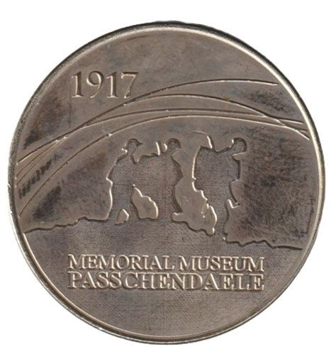 Belgian Heritage Collectors Coin Memorial Museum Passchendaele 1917