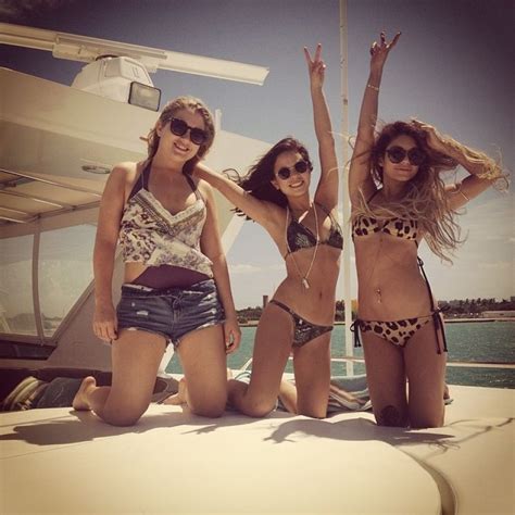 Vanessa Hudgens Ashley Tisdale Bikini Candids On A Yacht In Miami