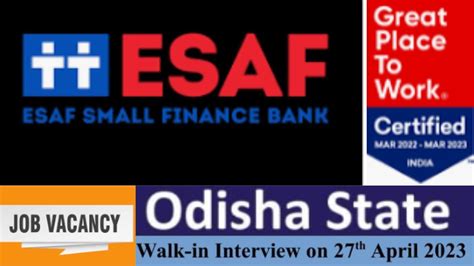 JOB VACANCY IN CUTTACK JOB VACANCY JOB VACANCY IN ODISHA Banking Job