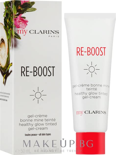 Тониращ крем-гел за лице - Clarins Re-Boost Healthy Glow Tinted Gel ...