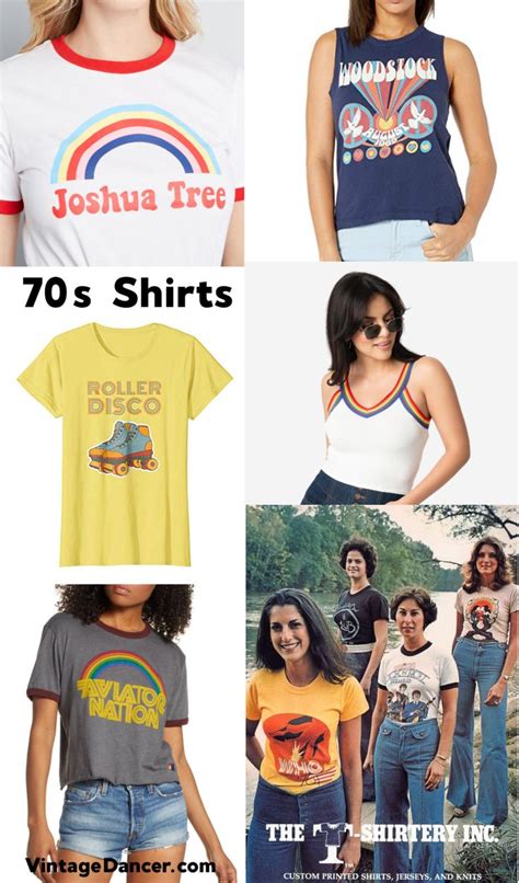 70s Shirts T Shirts Ringer Tees And Retro Shirts Women At