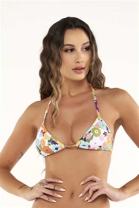 Suti Biqu Ni Cortininha Bojo Flowers Ilha Bikini