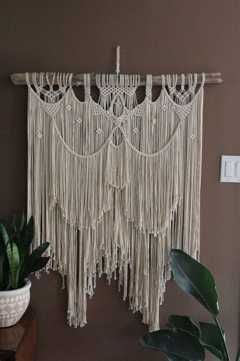 Extra Large Macrame Wall Hanging Wedding Backdrop On Etsy Macrame