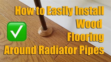 How To Cut Vinyl Flooring Around Radiator Pipes Viewfloor Co