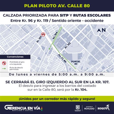 Movilidad Bogot On Twitter Tendremos Plan Piloto Para Mejorar La